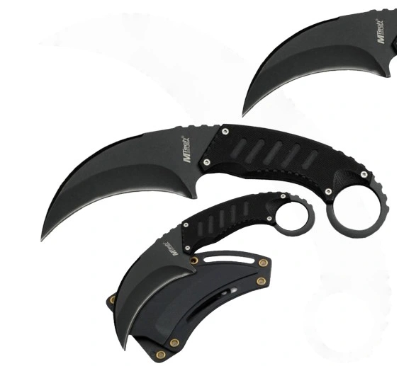 Taktický nôž Karambit s pevnou čepeľou značky MTECH USA 19cm MT-665BK VYPR